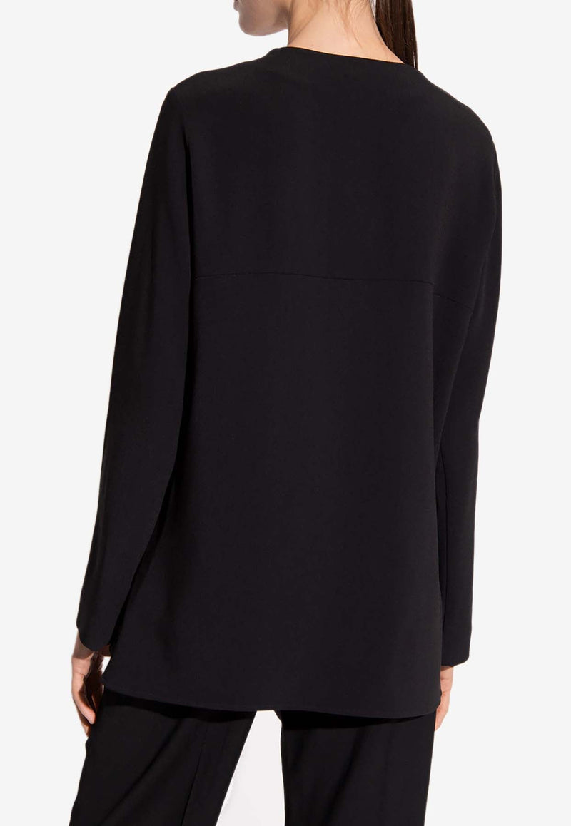 Long-Sleeved Zip T-shirt