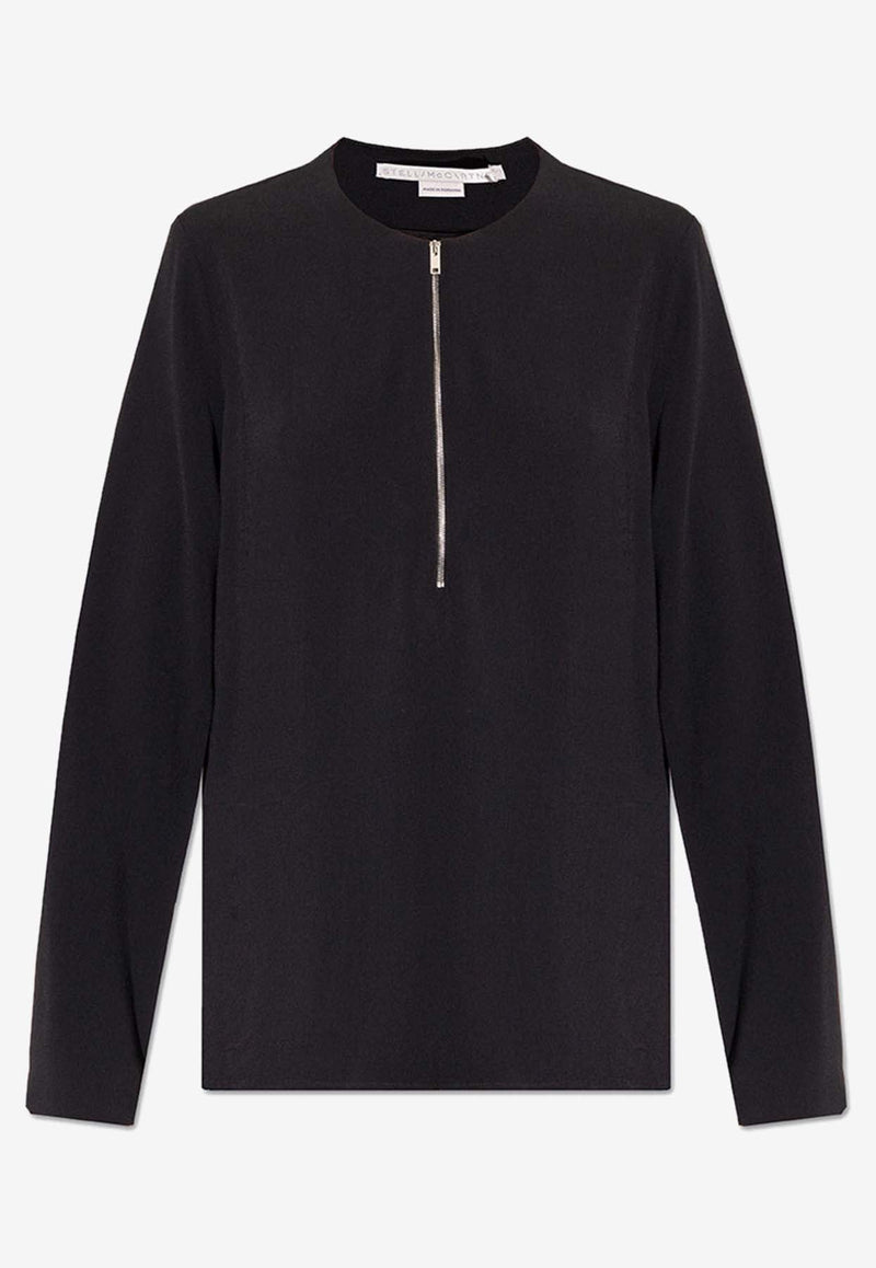 Long-Sleeved Zip T-shirt