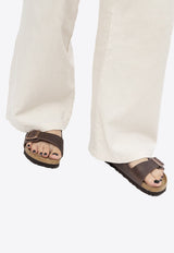 Arizona Double-Strap Leather Slides