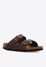 Arizona Double-Strap Leather Slides