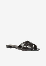 Tribute Calf Leather Flat Mules