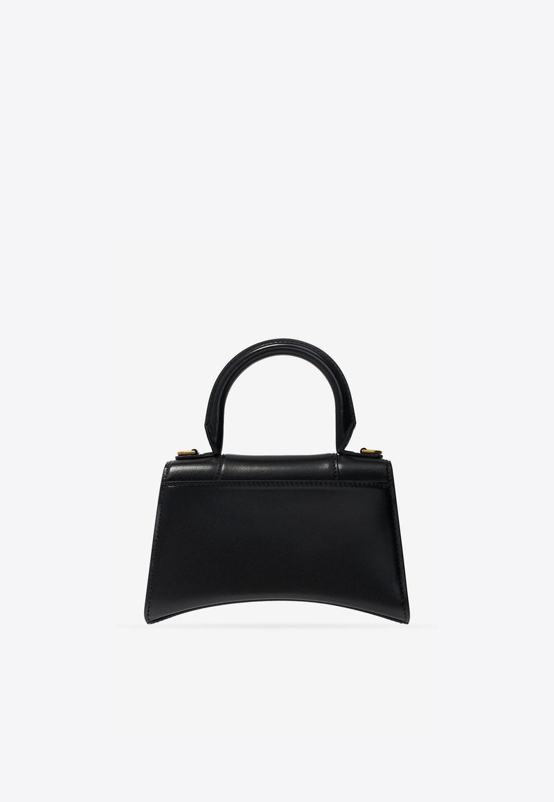 Hourglass XS Top Handle Bag in Patent Leather