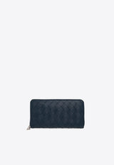 Intrecciato Zip Around Wallet