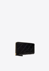 Fleming Quilted Leather Zip-Around Wallet