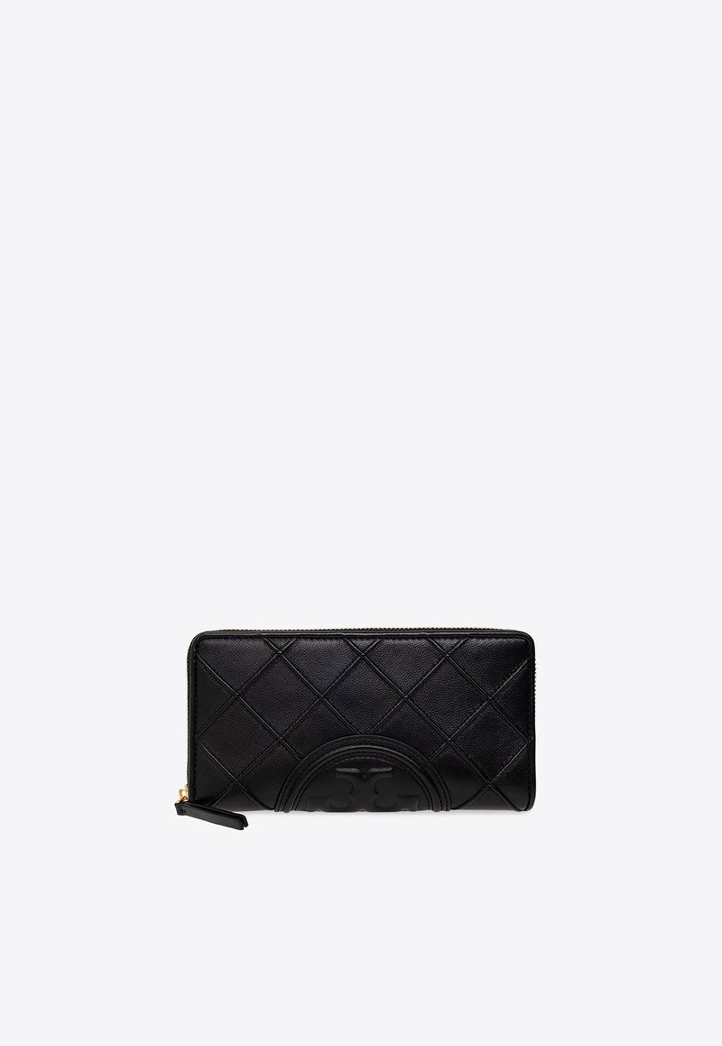 Fleming Quilted Leather Zip-Around Wallet