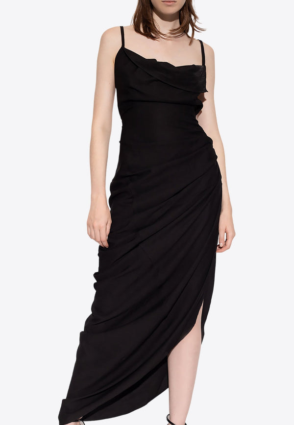 Saudade Maxi Draped Dress