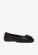 Minnie Travel Leather Ballet Flats