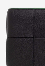 Slim Long Wallet in Intreccio Grained Leather