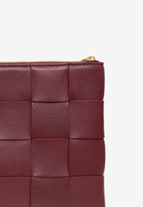 Intreccio Leather Pouch