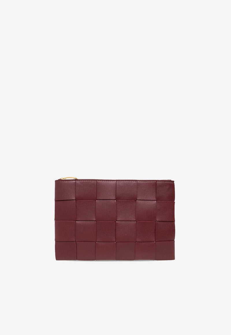 Intreccio Leather Pouch