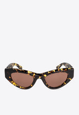 Angle Cat-Eye Sunglasses