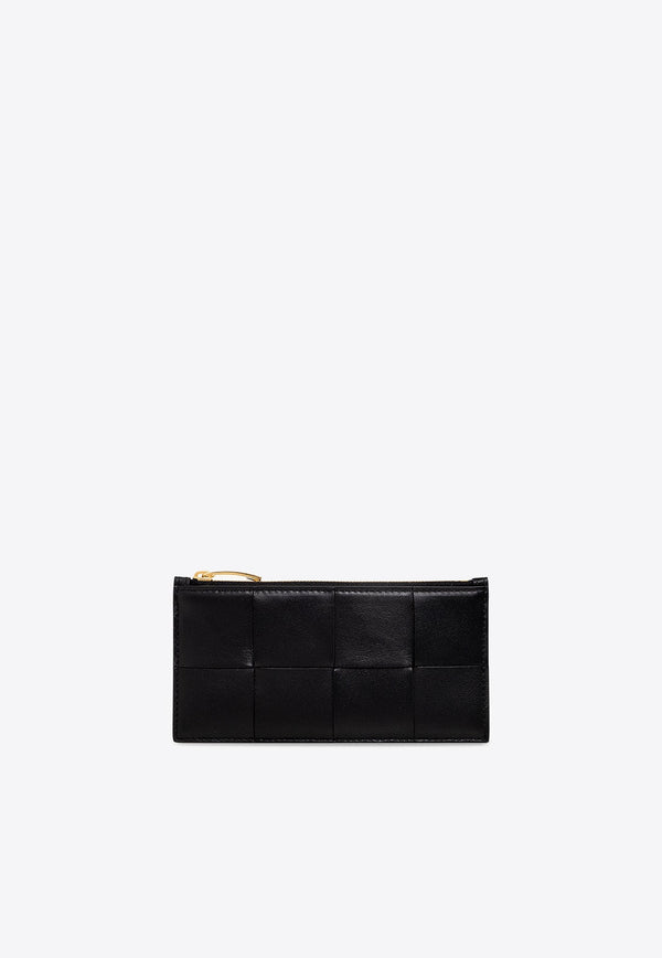 Intreccio Leather Cardholder