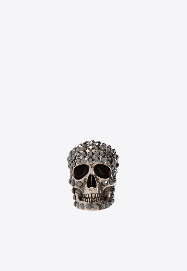 Crystal Embellished Skull Earring