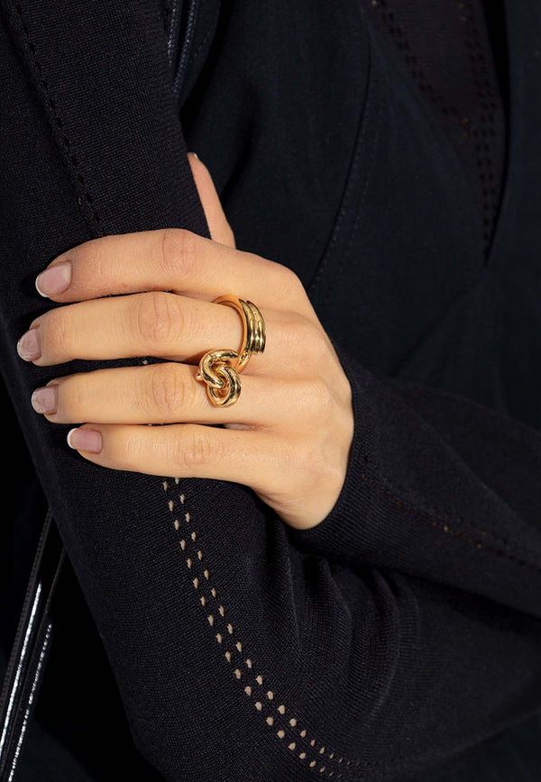 Loop Ring in Gold-Plated Silver
