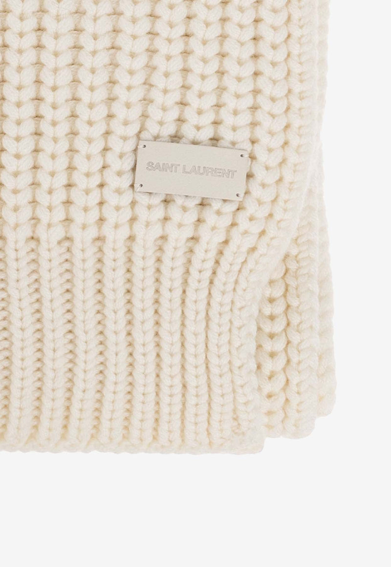 Knitted Cashmere Scarf