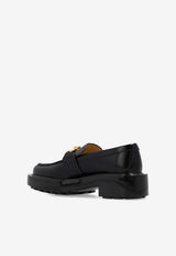 Monsieur Chunky Glossy Leather Loafers