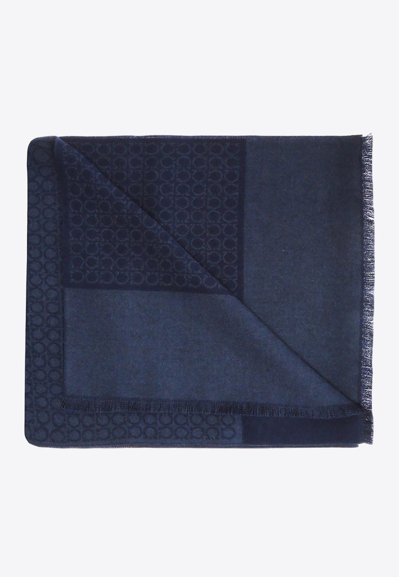 Gancini Monogram Wool Scarf