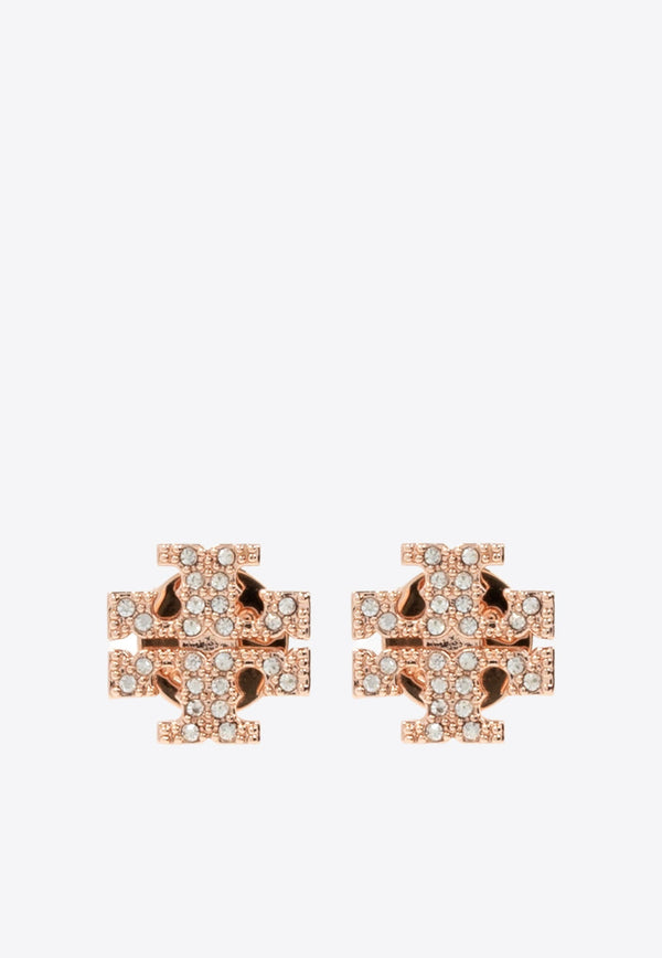 Kira Crystal Pave Stud Earrings