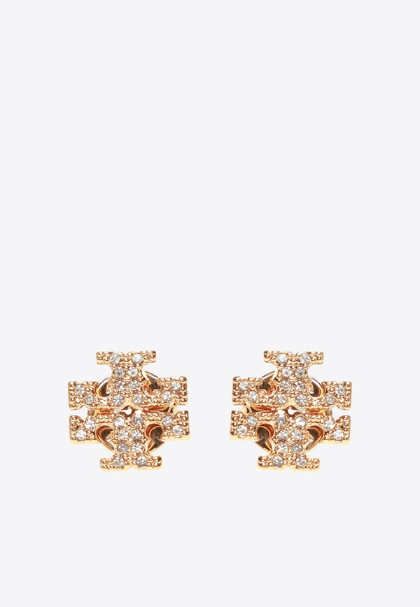 Kira Crystal Pave Stud Earrings