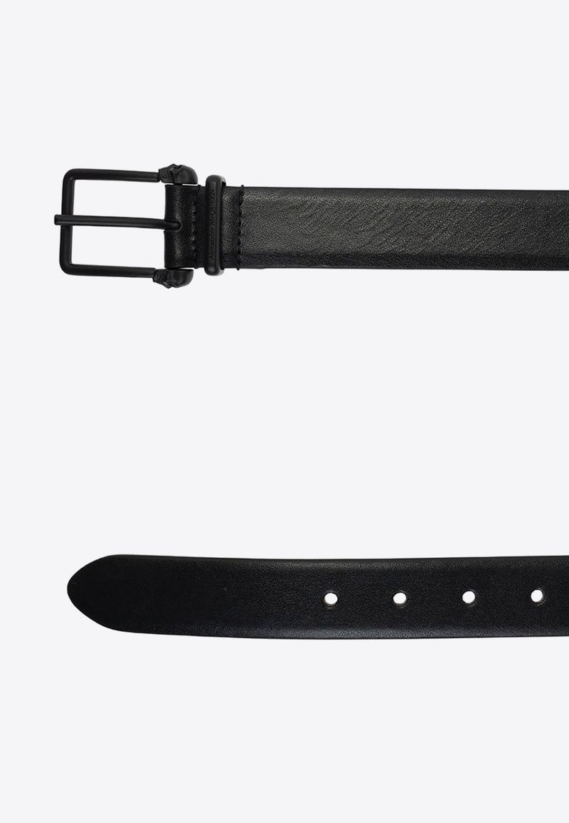 Graffiti Logo Leather Belt