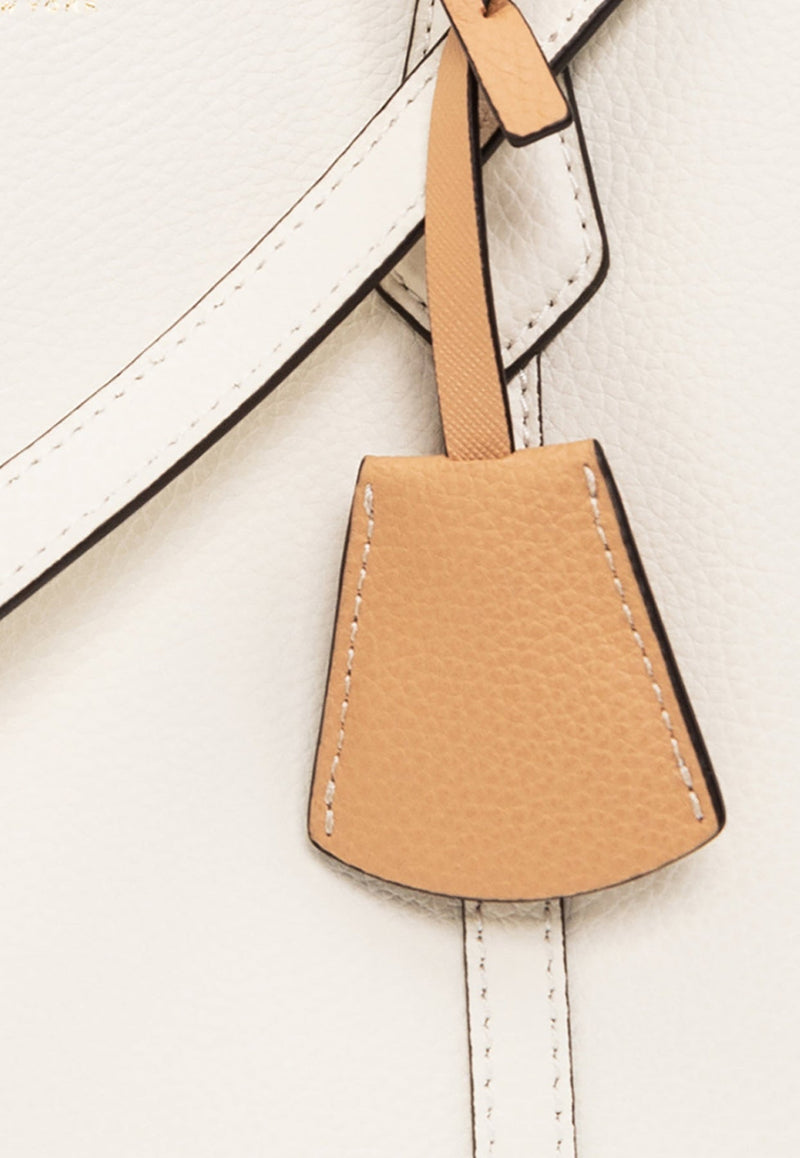 Small Perry Leather Top Handle Bag