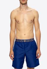 Greca Border Swim Shorts