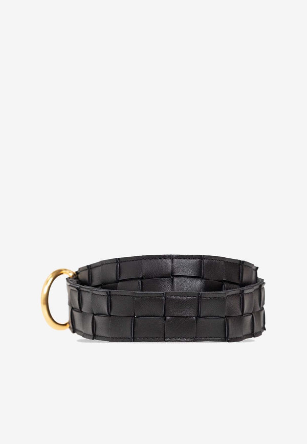 Intreccio Woven Leather Belt