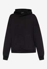 Oversized Label Print Hoodie