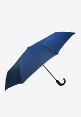 Pinstriped Folding Umbrella