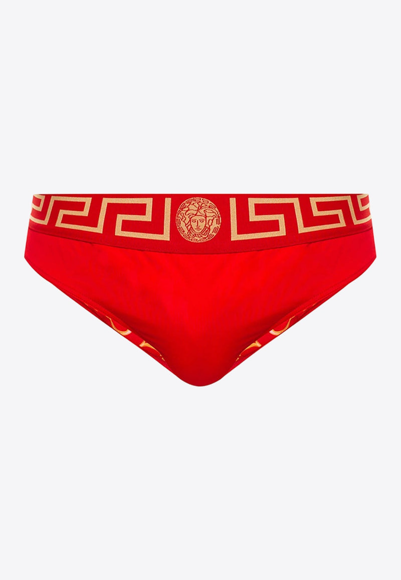 Greca Border Swim Briefs