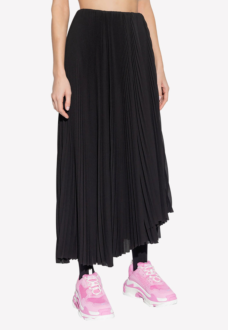 Pleated Midi Skirt