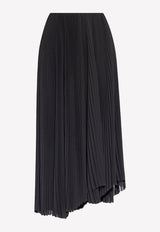 Pleated Midi Skirt