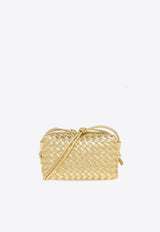 Mini Loop Metallic Intrecciato Crossbody Bag