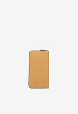 Continental Zip-Around Leather Wallet