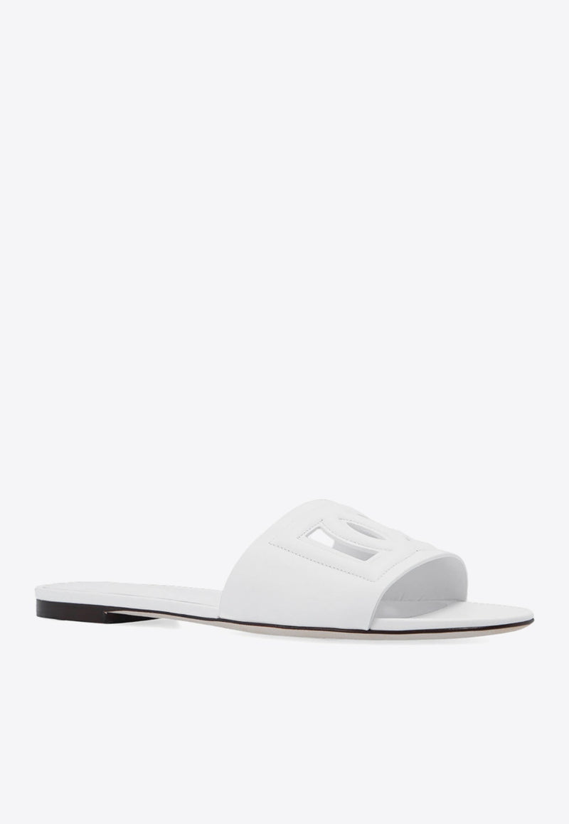 DG Millennials Flat Sandals in Calf Leather