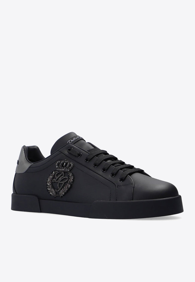 Portofino Low-Top Sneakers with Dg Crown Patch
