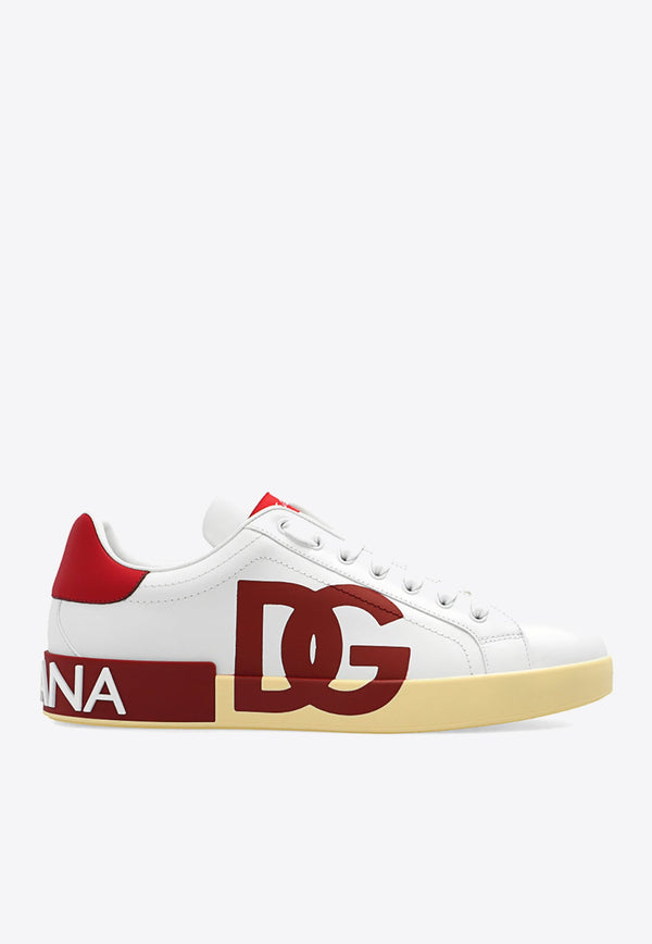 Portofino Nappa Leather Sneakers with DG Logo