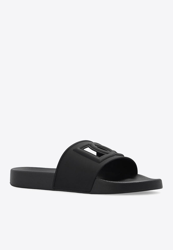 DG Logo Rubber Beach Slides