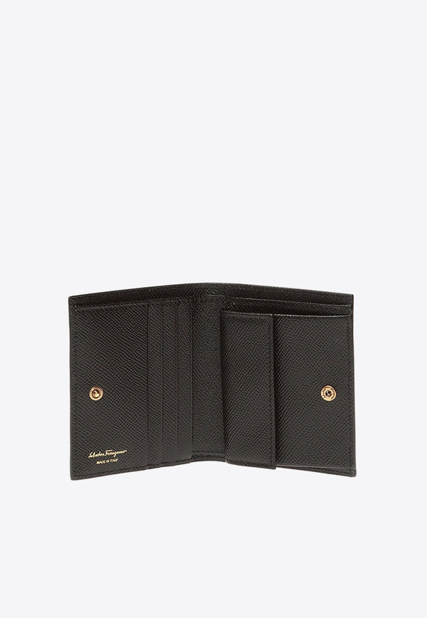 Gancini Compact Leather Wallet