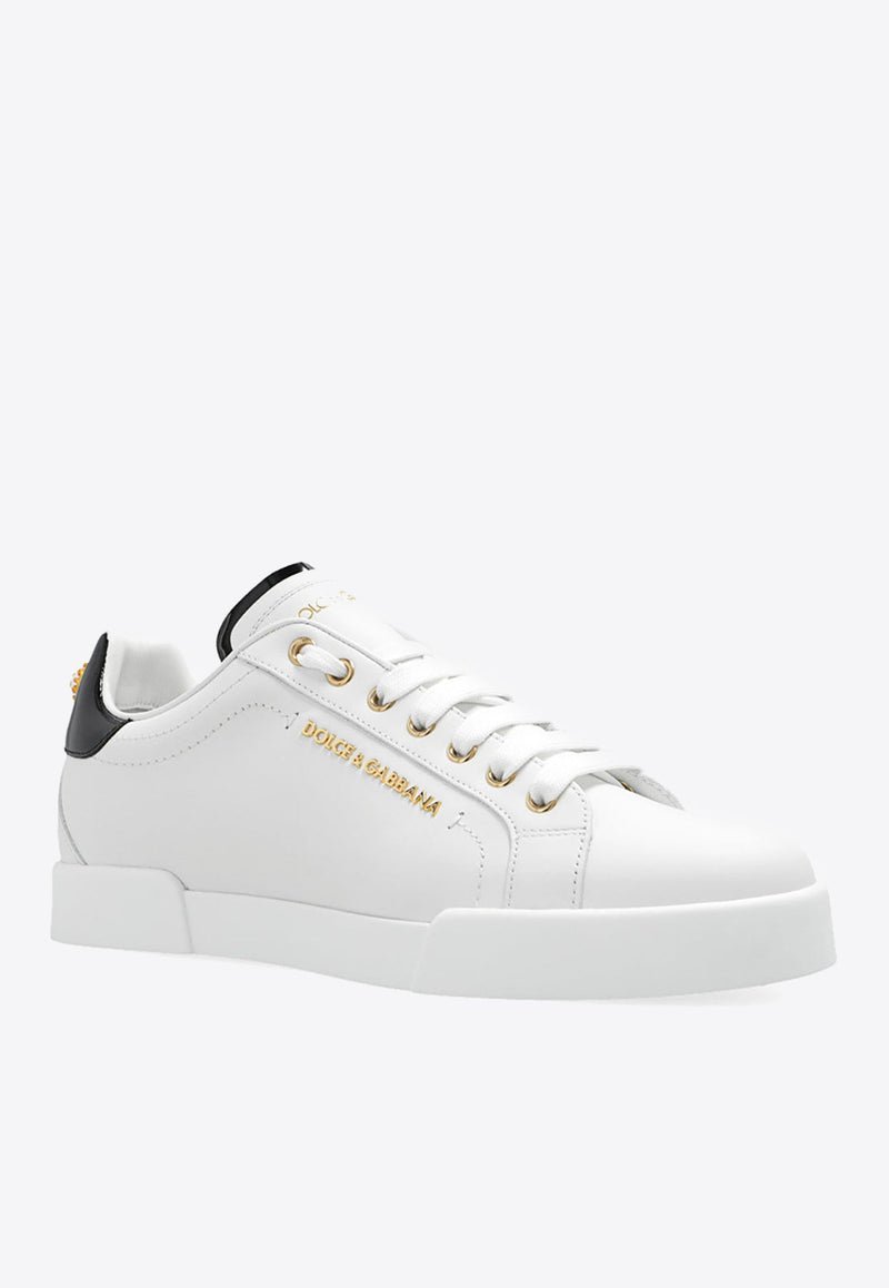 Portofino Logo-Embellished Low-Top Sneakers