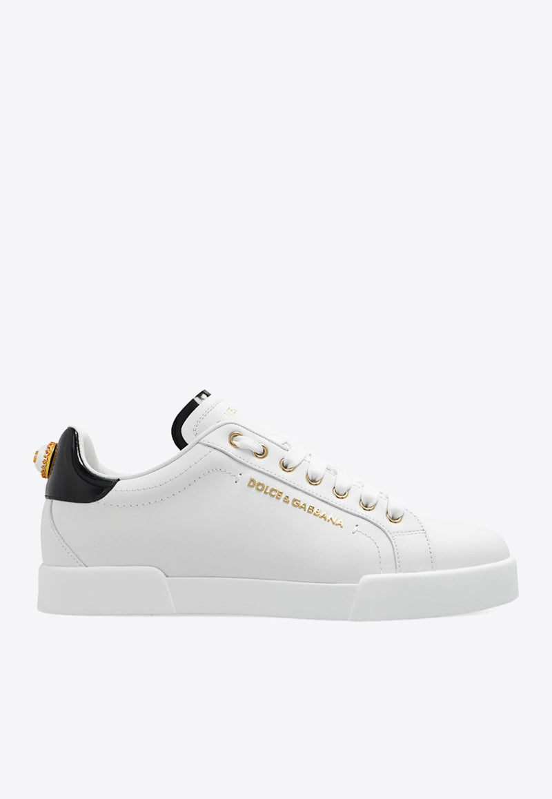 Portofino Logo-Embellished Low-Top Sneakers