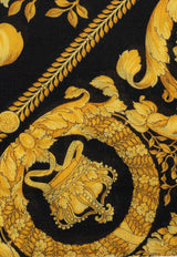 Barocco Print Wool Blend Shawl