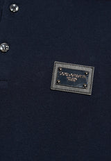 Logo-Plate Polo T-shirt