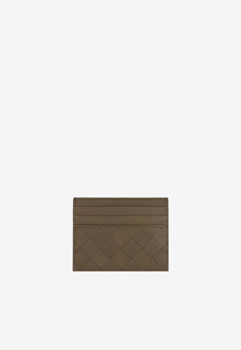 Intrecciato Leather Cardholder