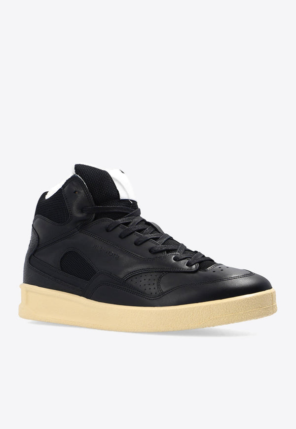 Basket High-Top Leather Sneakers
