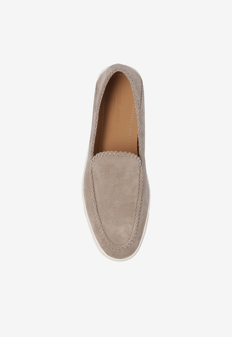 Suede Leather Loafers