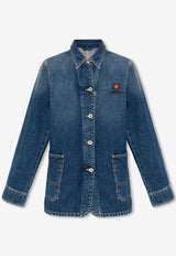 Boke Flower Crest Denim Jacket