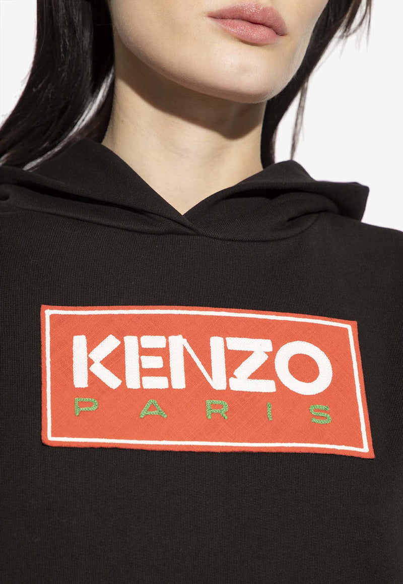 Logo-Patch Hooded Sweatshirt