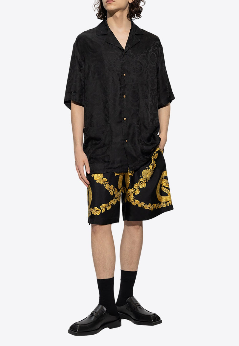 Barocco Jacquard Pajama Shirt