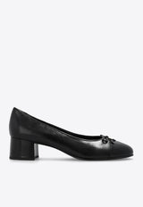 45 Cap-Toe Leather Pumps